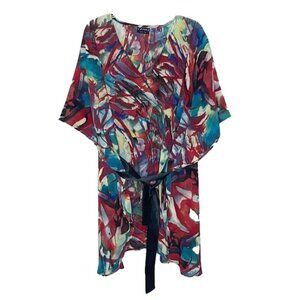 ❤️ 🆕 DILEMMA NY Rainbow Blouse Size L